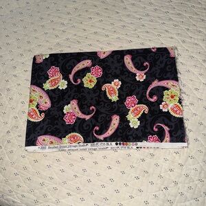 Brother Sister Design Studio 2010 Paisley Design 1.80 Yards 44” Wide